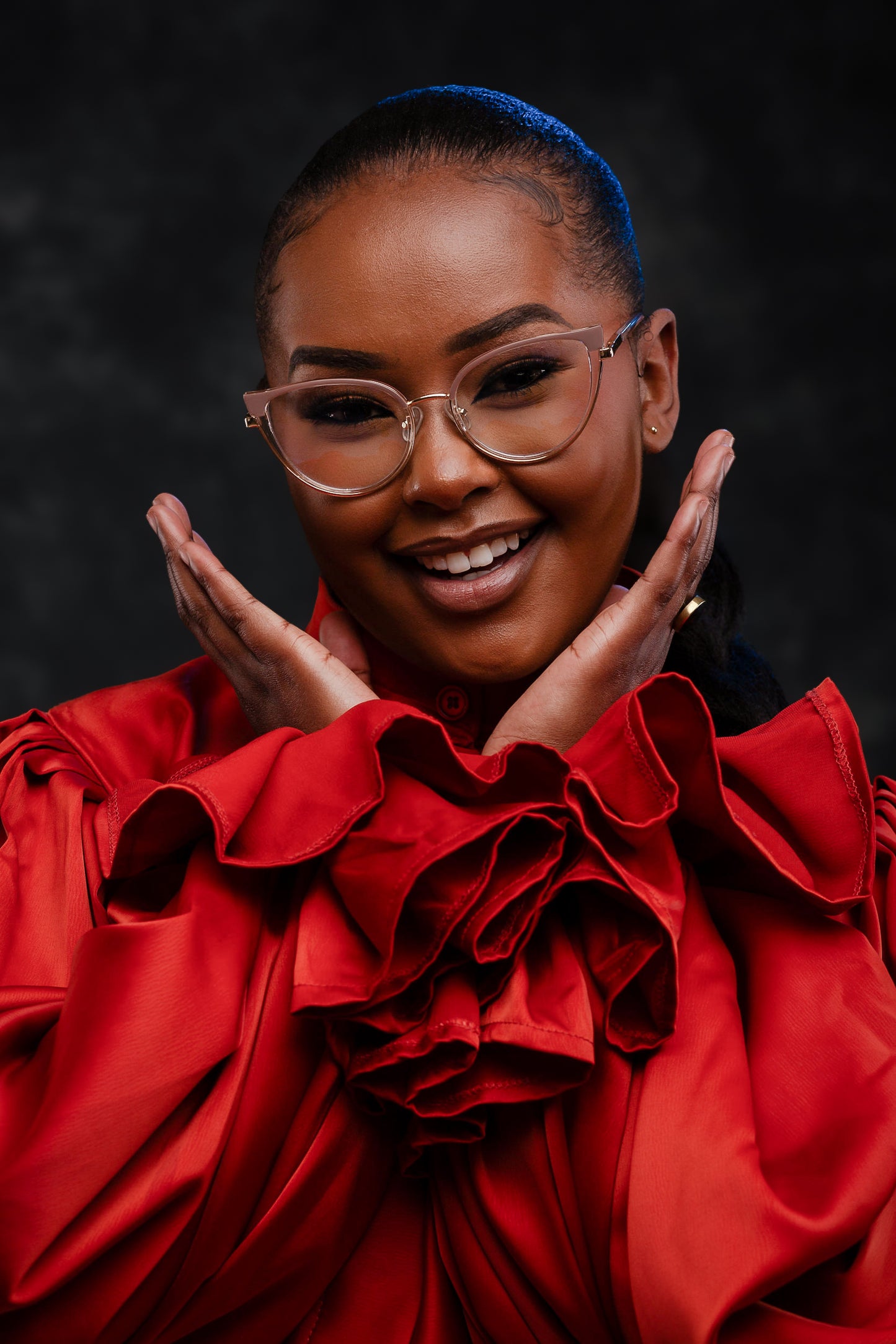 Catwoman collection,nude with a clear round finish