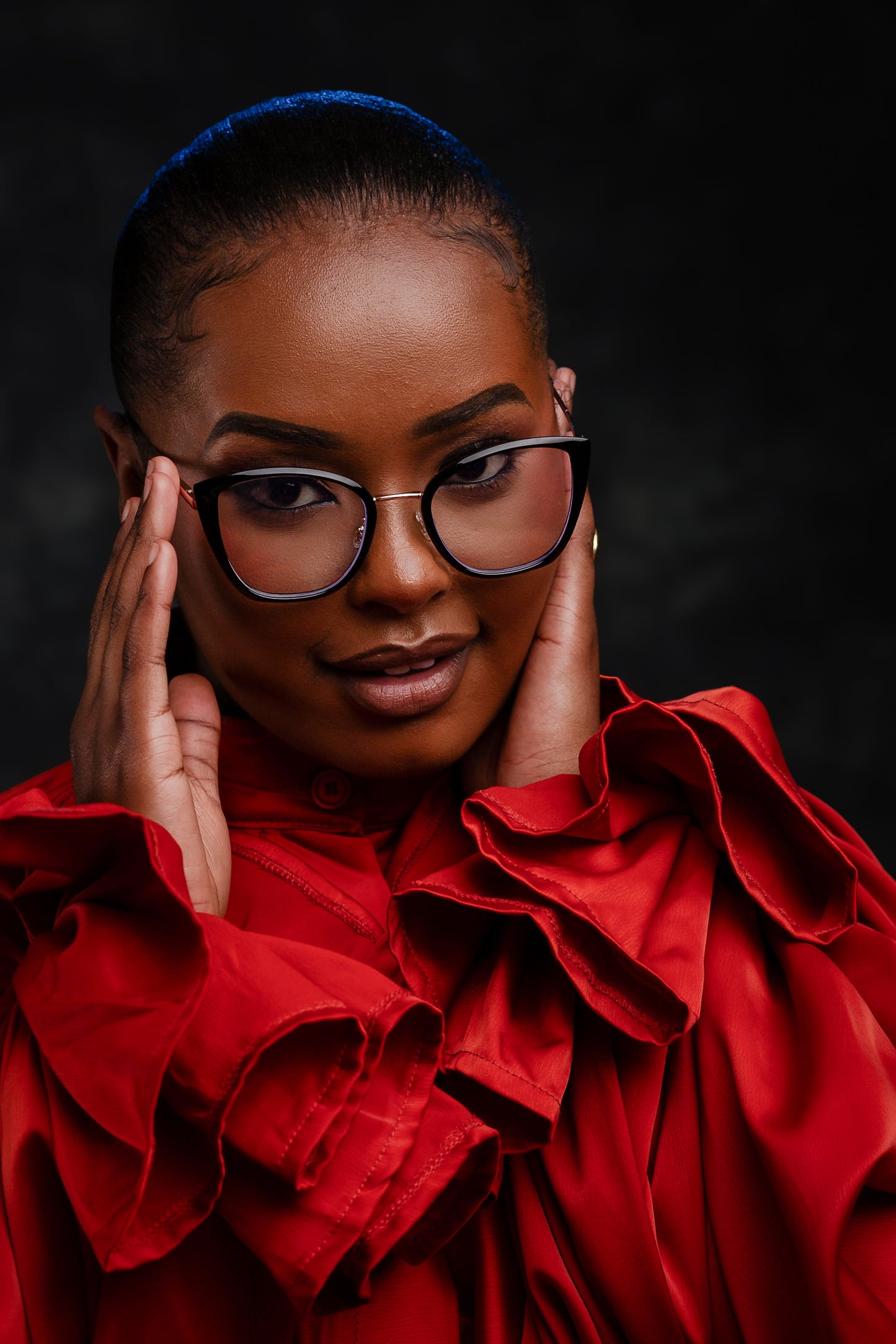 Julie collection, stylish black and gold