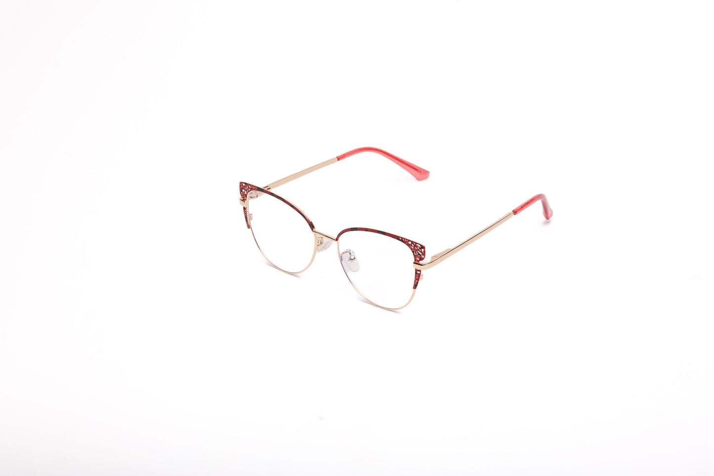 Sue collection, black and red print with a touch of gold