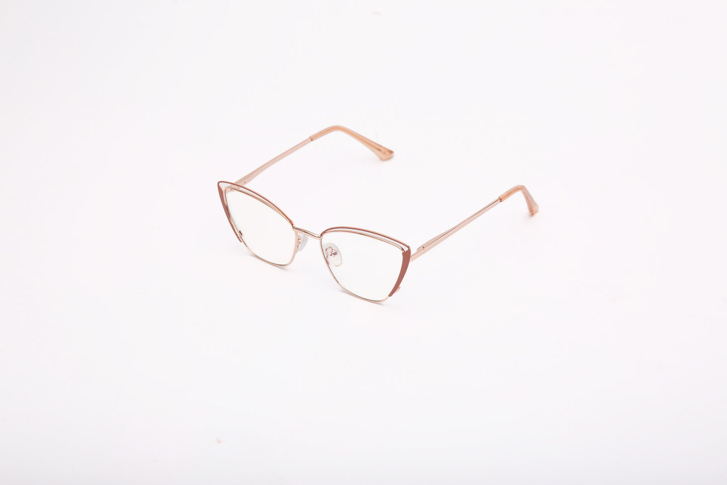 Claire collection, caramel brown with a gold finish