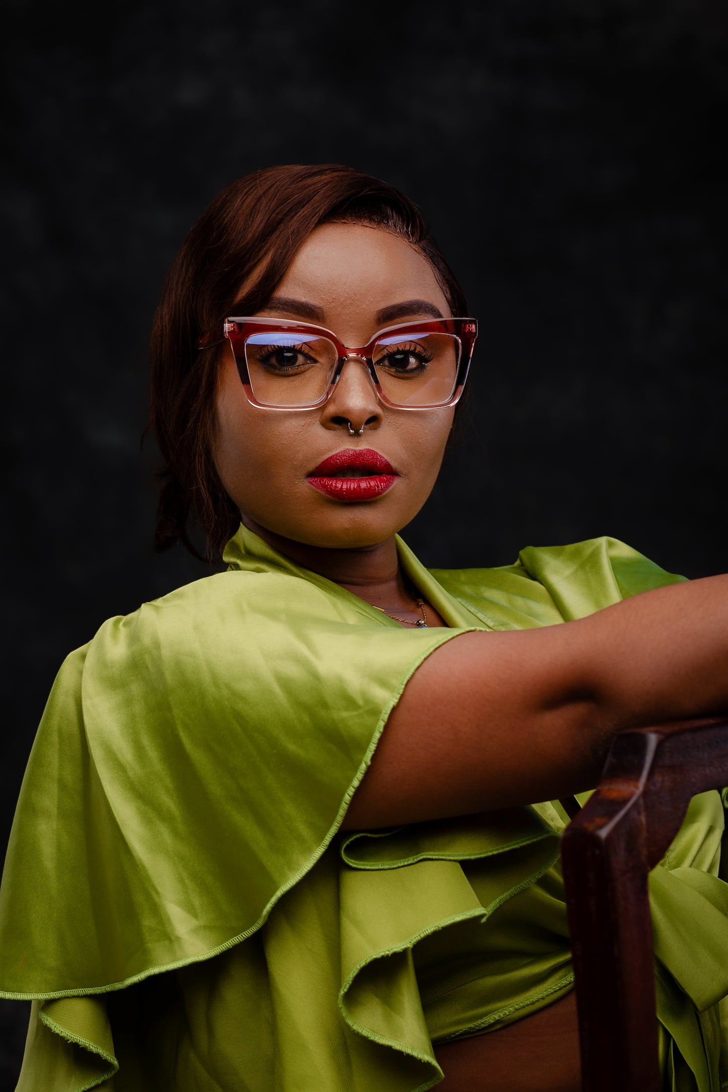 Bonita collection, rose tinted with a glossy finish