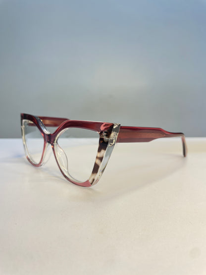 Tiana collection, purple hue with a wild print