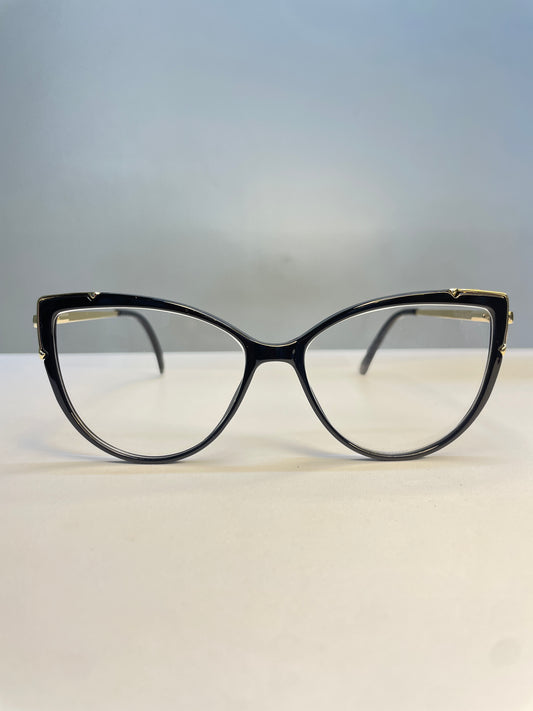 Rea collection, simple black with a touch of gold