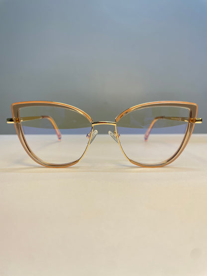 Reny collection, nude with sleek gold look