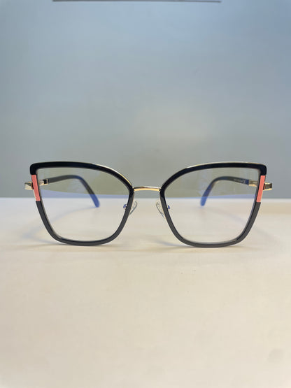 Leona collection, black with a touch of pink