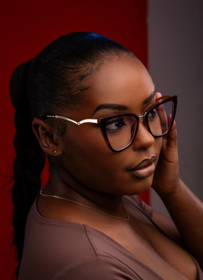 Nora collection,animal print with a touch of gold