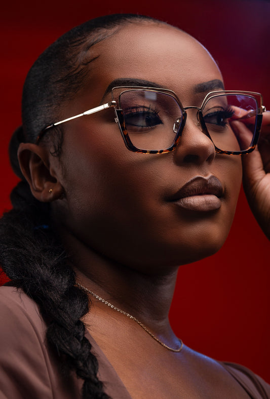 Ayla collection,gold and animal print accent