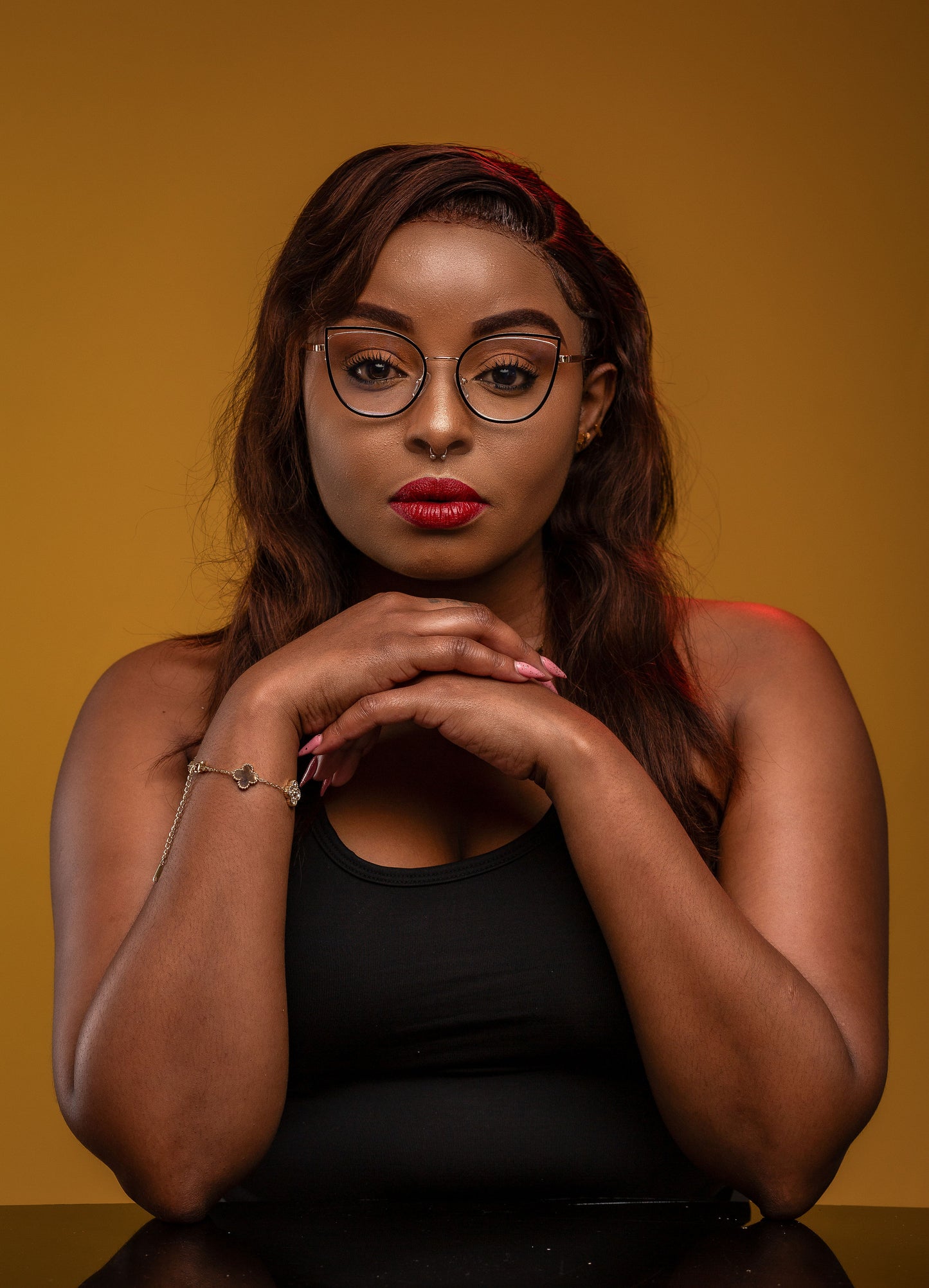 Elsa collection, black with a touch of black