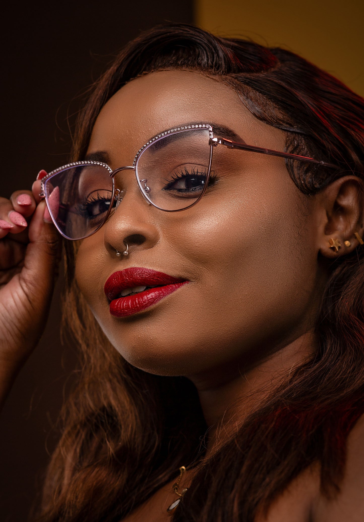 Sara collection, glitz and glam purple