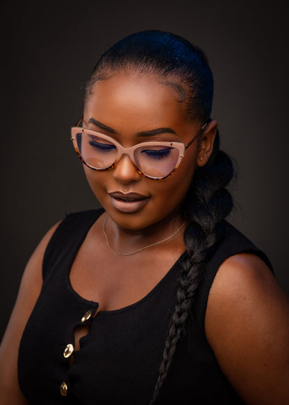 Rayan collection, bold nude with a print touch