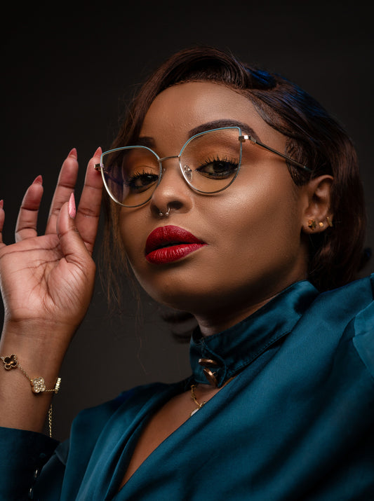 Dolly collection, shimmer blue and gold