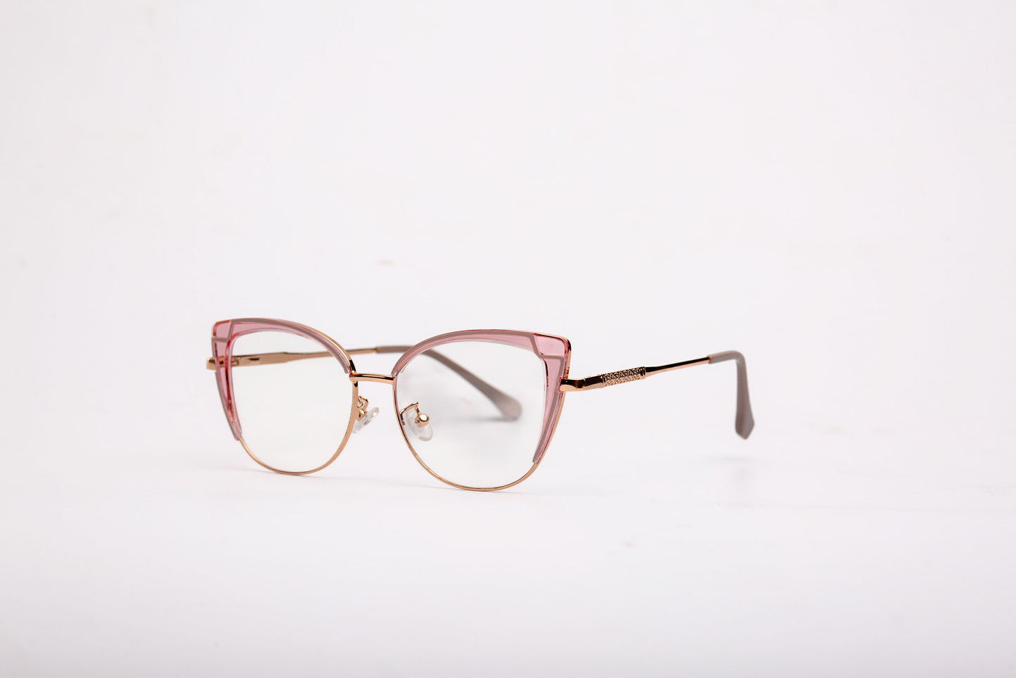 Mira collection, pink accents with a touch of gold