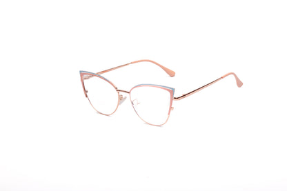 Zoe collection, pink and blue cateye