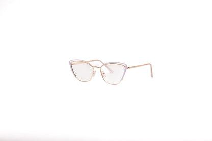 Claire collection, simply elegant liliac with a touch of gold