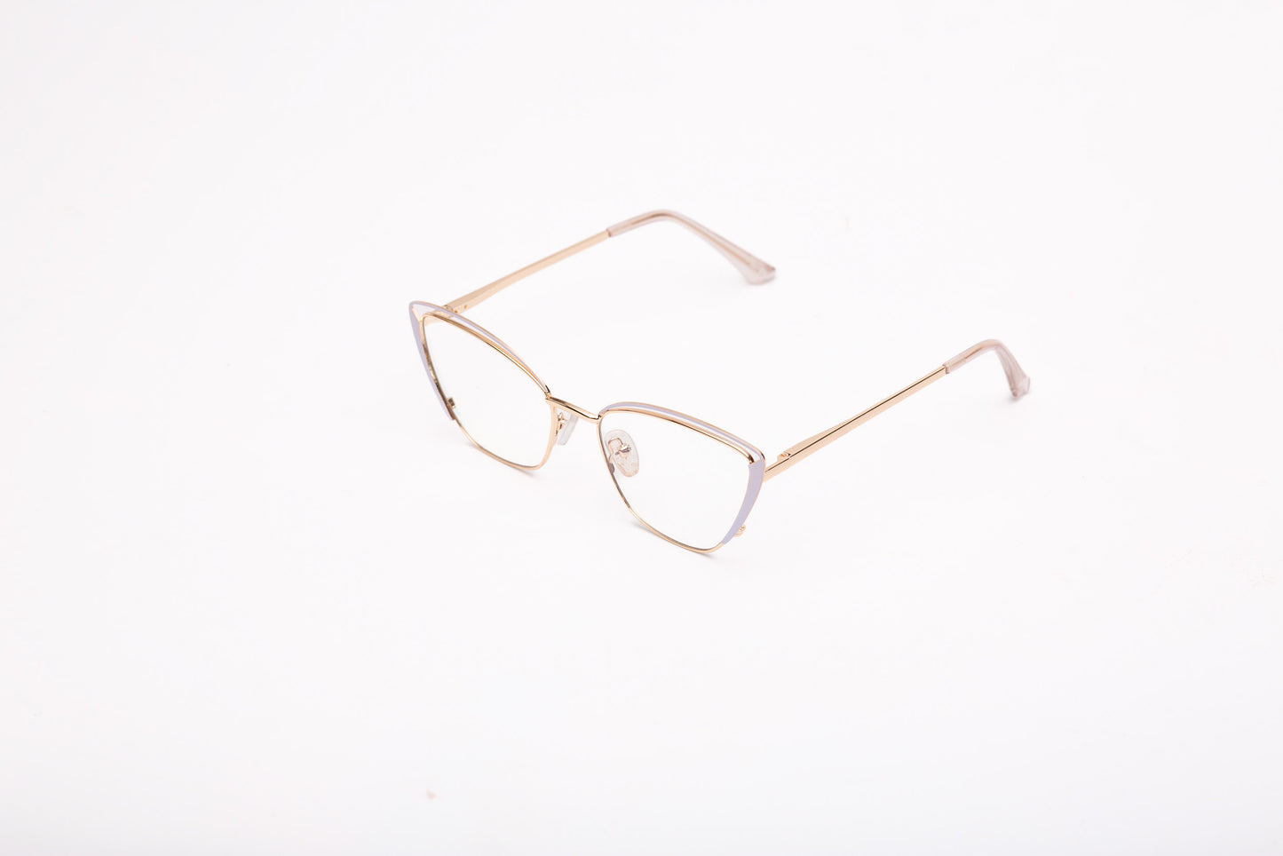 Claire collection, simply elegant liliac with a touch of gold