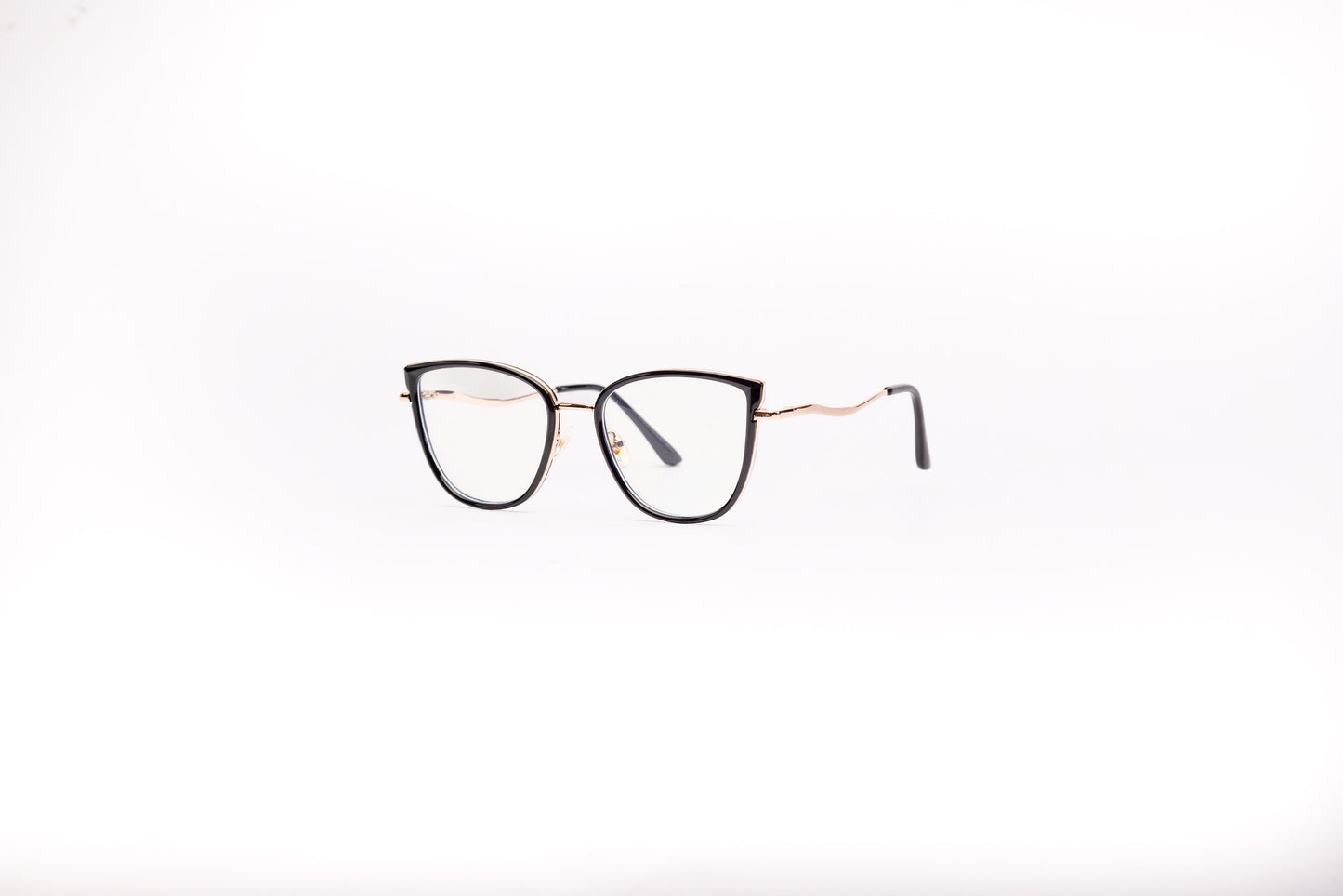 Maya collection, sophisticated black and gold frame