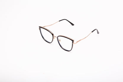 Maya collection, sophisticated black and gold frame