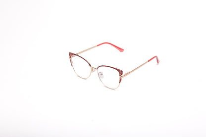 Sue collection, black and red print with a touch of gold