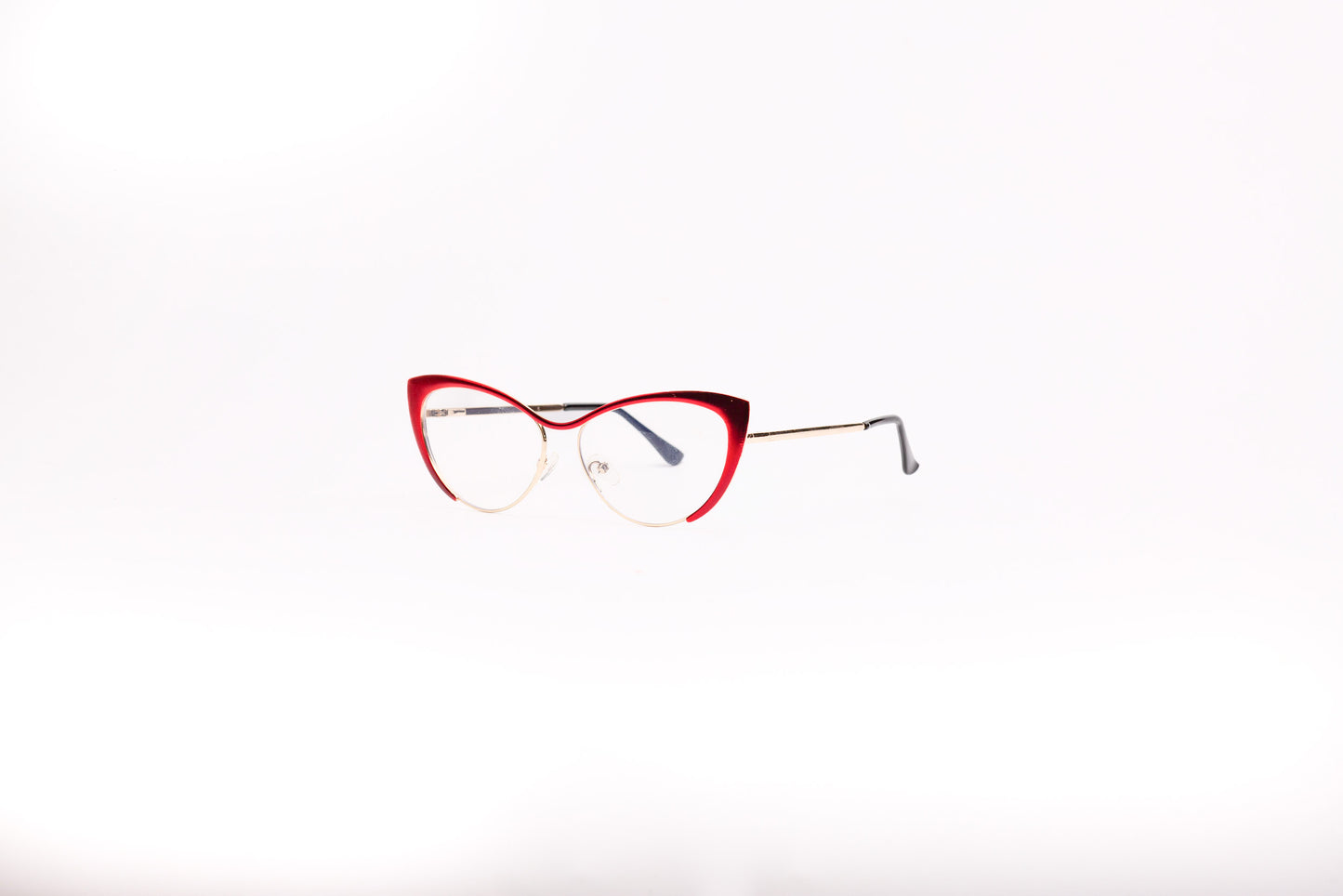 Asil collection, statement wine red cateye