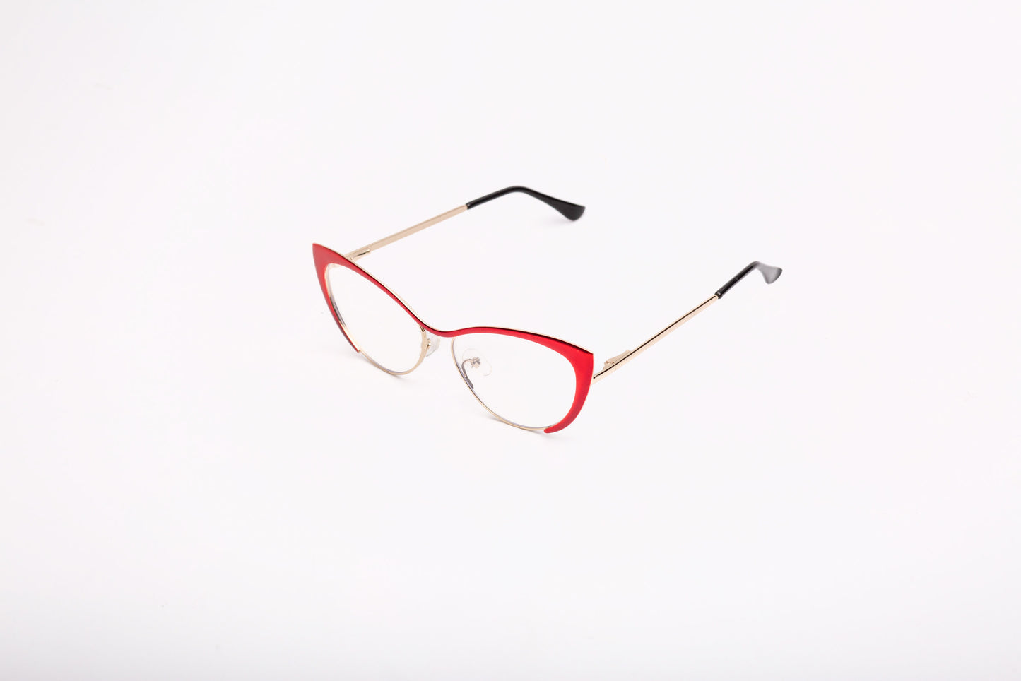 Asil collection, statement wine red cateye