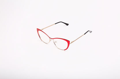 Asil collection, statement wine red cateye