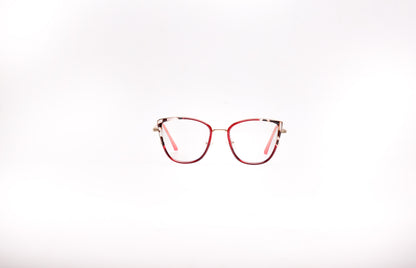 Photochrome collection, wine red with a wild print