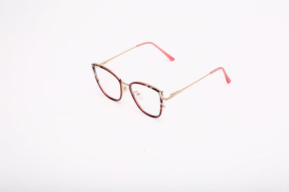 Photochrome collection, wine red with a wild print