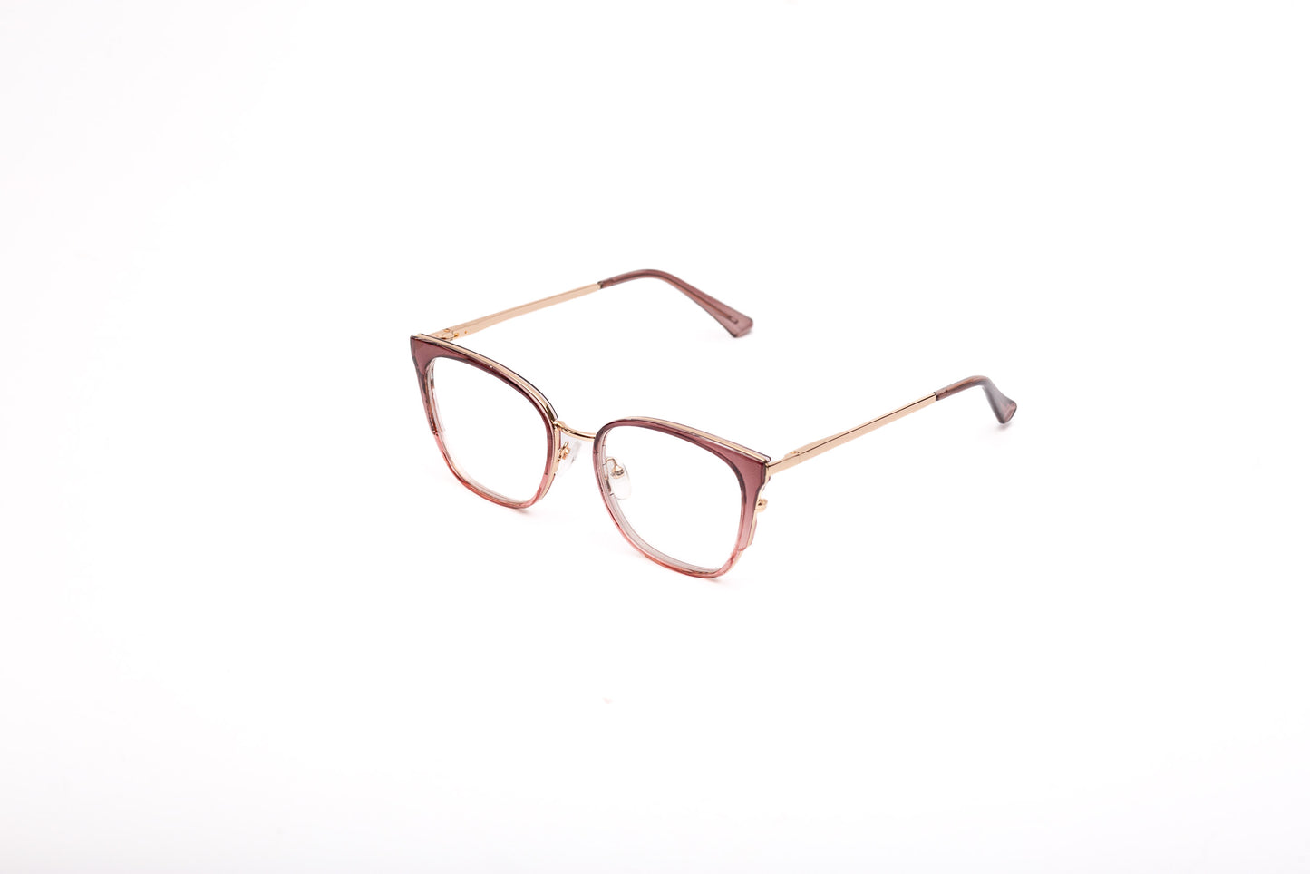 Nyla collection, nude clear with a sleek gold