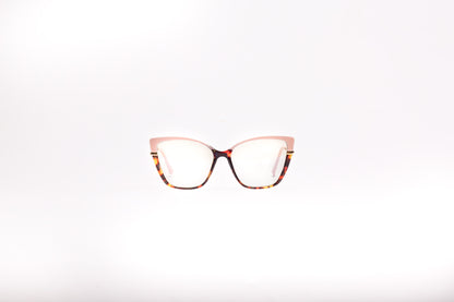 Photochrome collection,soft peach hues with bold print