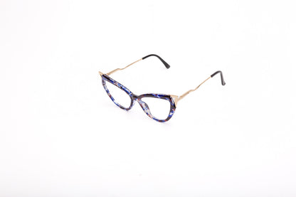 Anna collection, bold black and blue print