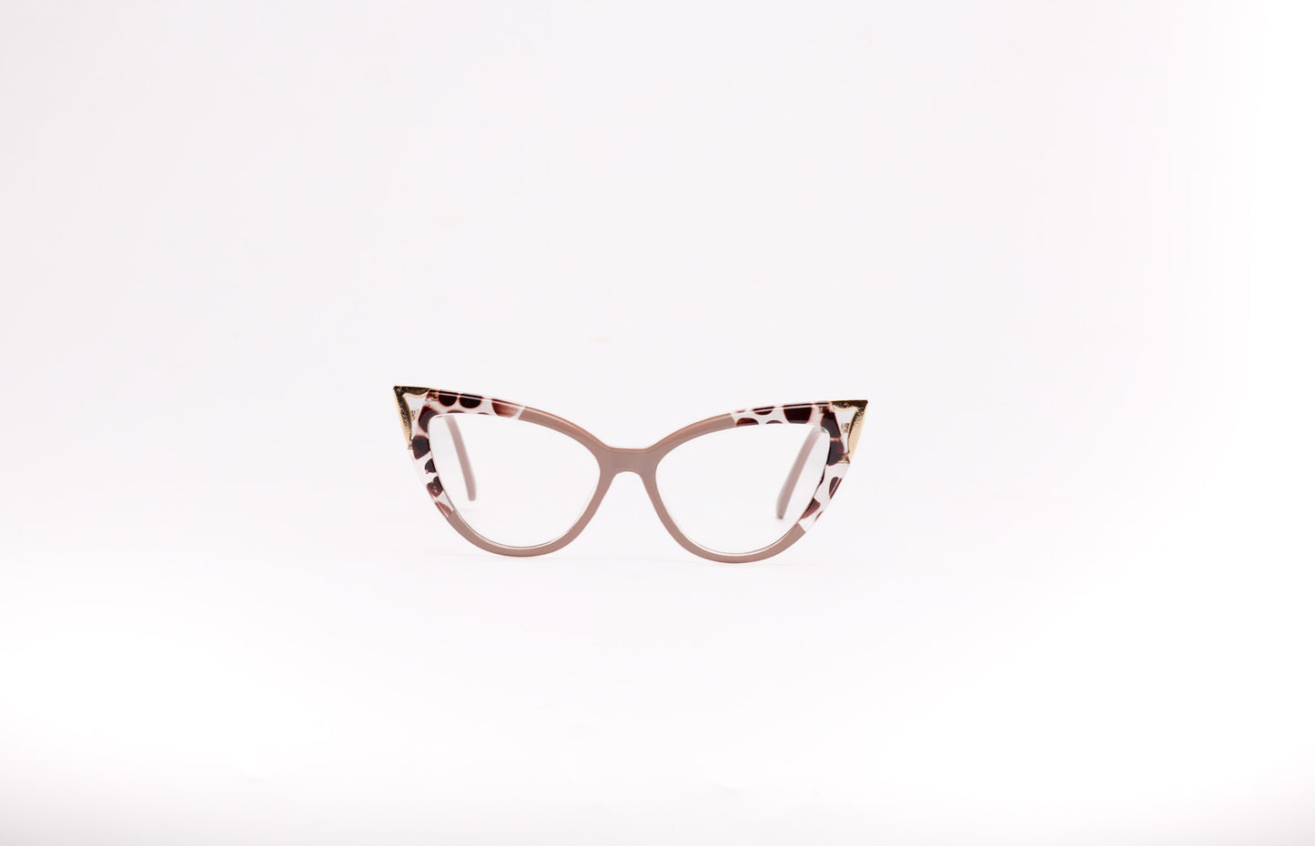 Anna collection, perfectly nude with bold cateye print
