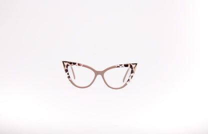 Anna collection, perfectly nude with bold cateye print