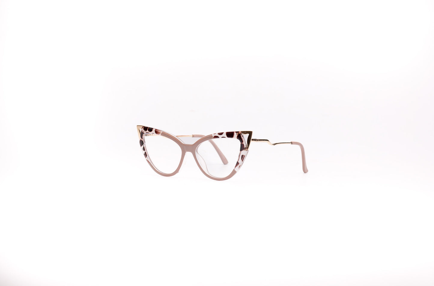 Anna collection, perfectly nude with bold cateye print