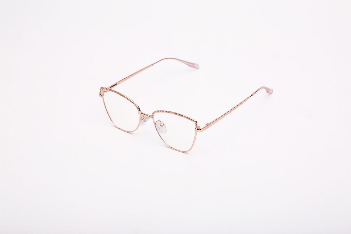 Sara collection, glitz and glam rose gold