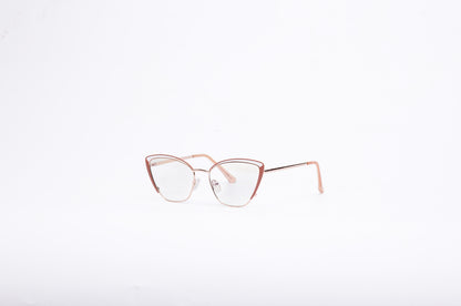 Claire collection, caramel brown with a gold finish