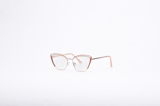 Claire collection, caramel brown with a gold finish