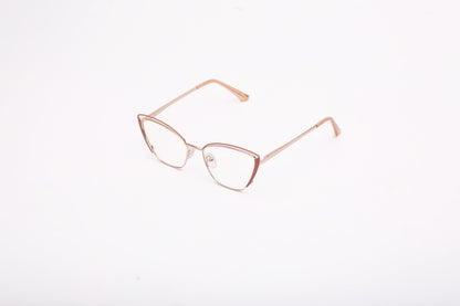 Claire collection, caramel brown with a gold finish