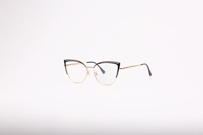 Zoe collection, sleek black and gold