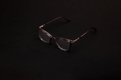 Ivanna Collection, modern cateye grey in a glossy finish