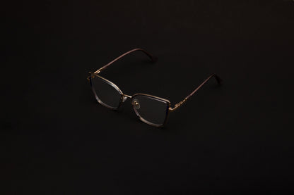 Leona collection,subtle grey with a gold finish