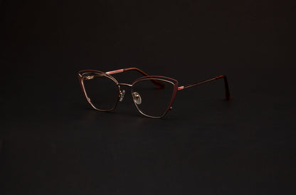 Claire collection, nude pink with complimentary gold arms