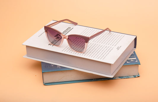 Clip on collection, nude pink hue with polarised clip on