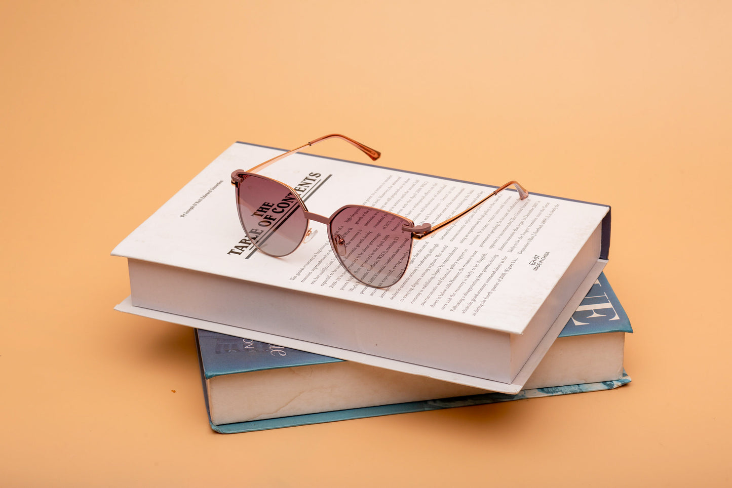 Clip on collection, sleek nude pink with polarised clip on