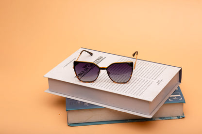 Clip on collection,wild tortoise print with polarized clip on