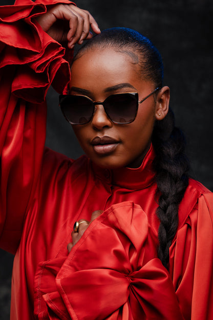 Clip on collection,wild tortoise print with polarized clip on