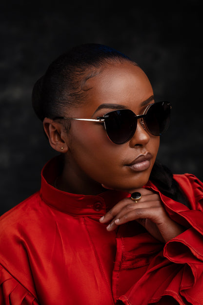 Clip on collection, sleek black with a polarised clip on