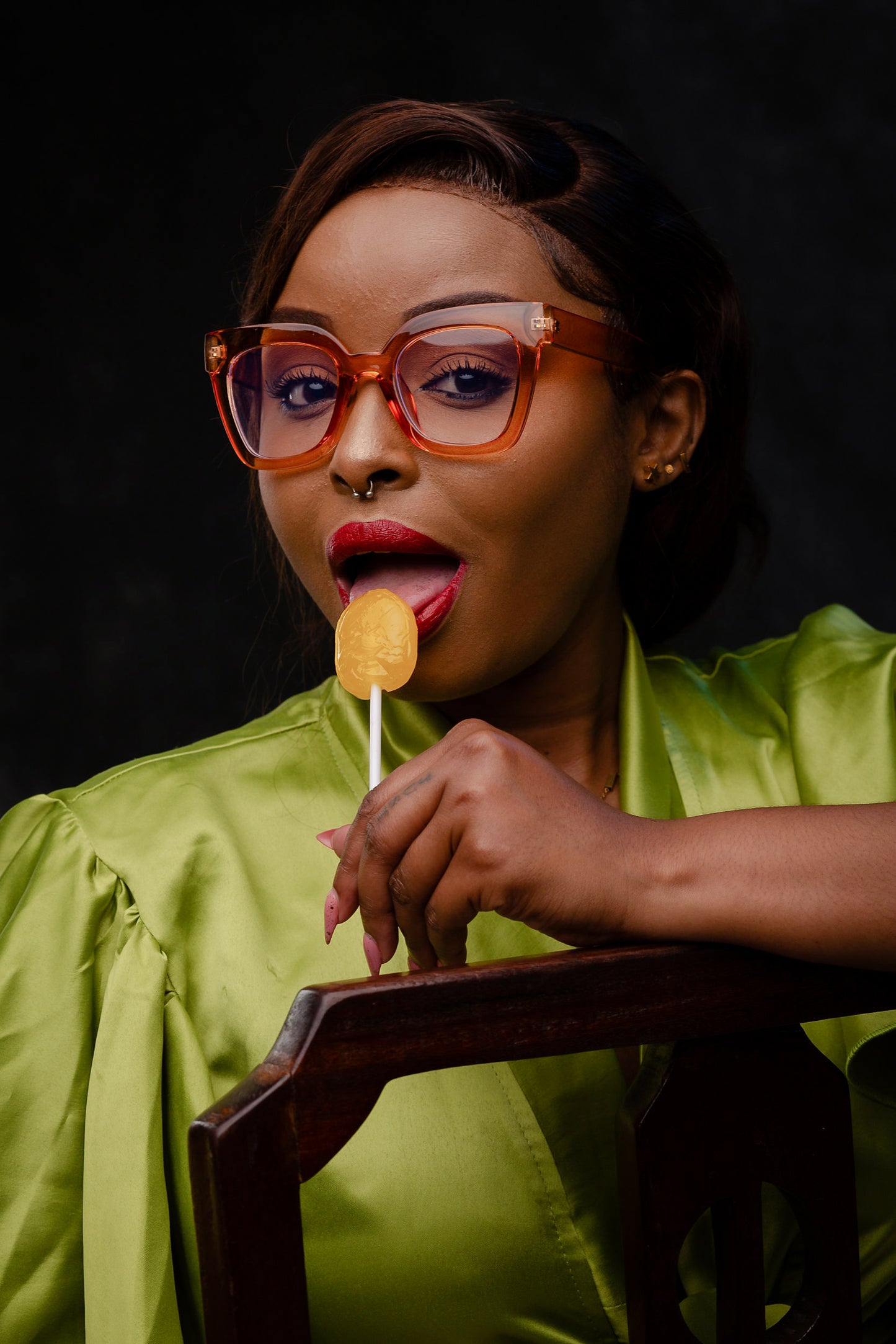 Niara collection, orange hues