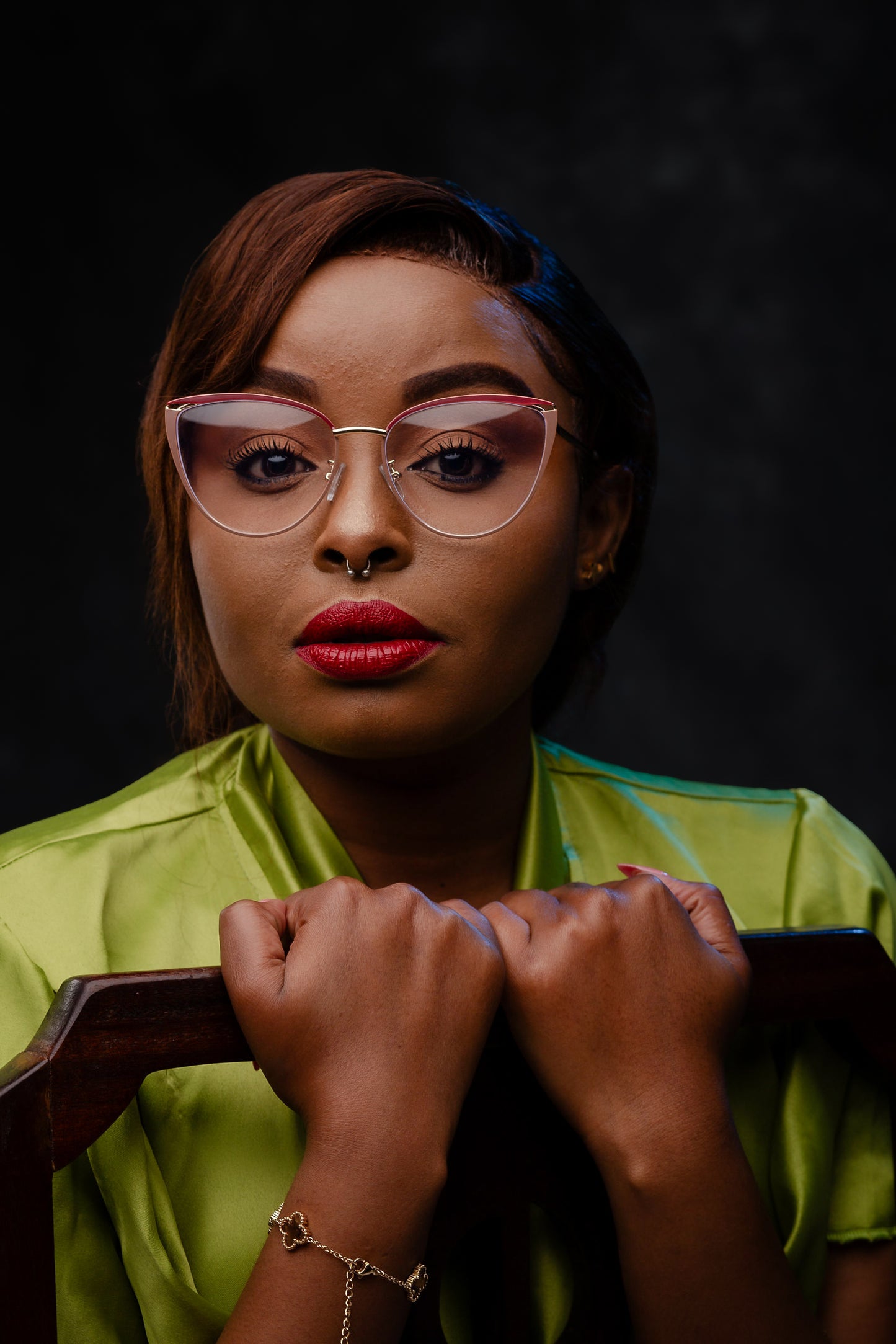 Sally collection, shade of red and brown