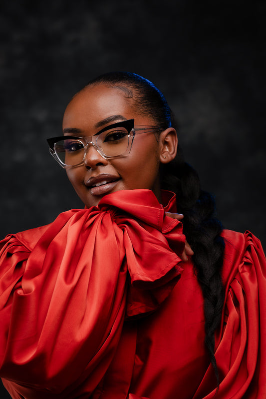 Fiona collection, bold clear and black