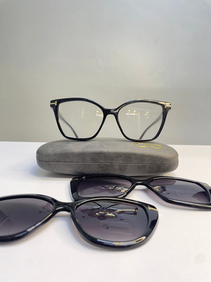 3 IN 1 BOLD BLACK CLIP-ON COLLECTION